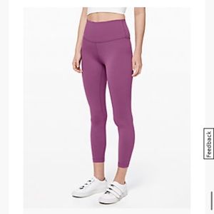 Lululemon Align 25” Vintage Plum - Size 4